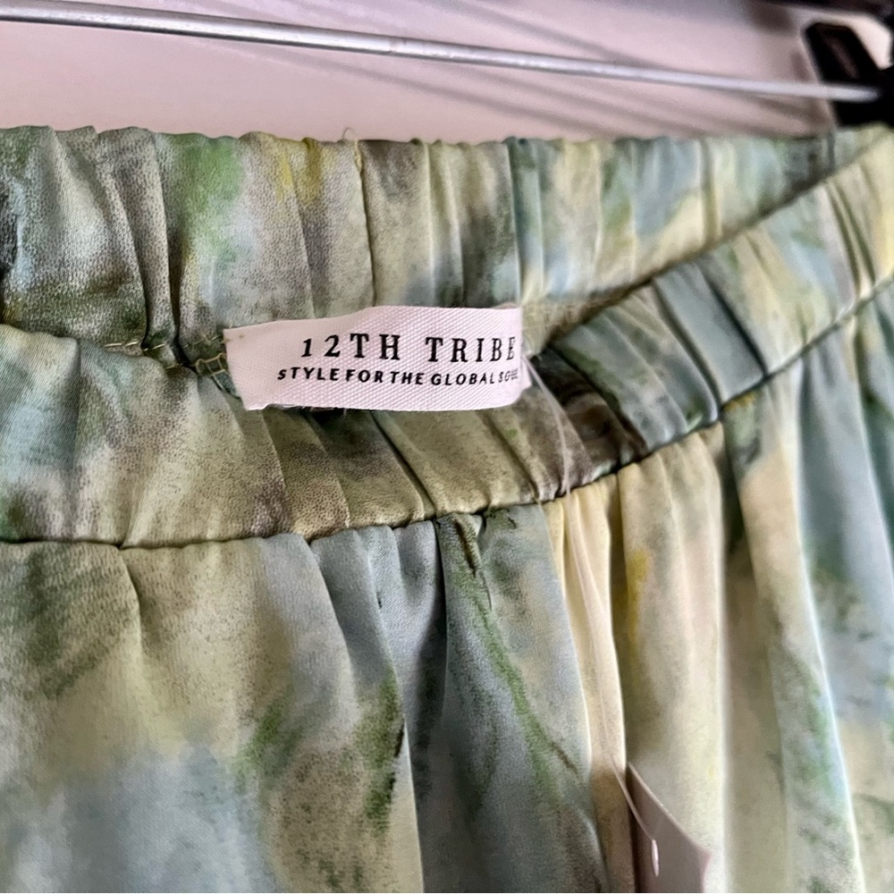 12th Tribe Multicolor Wide Leg Pants - Picture 3 of 5